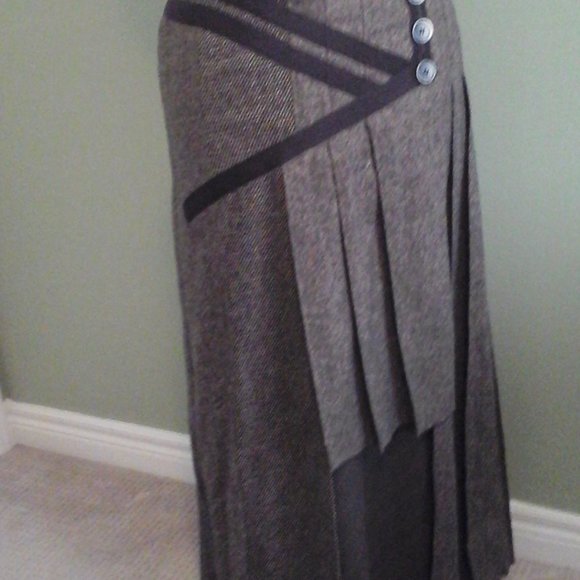 Betty Barclay Brown Wool Skirt, UK18 - Picture 2 of 7